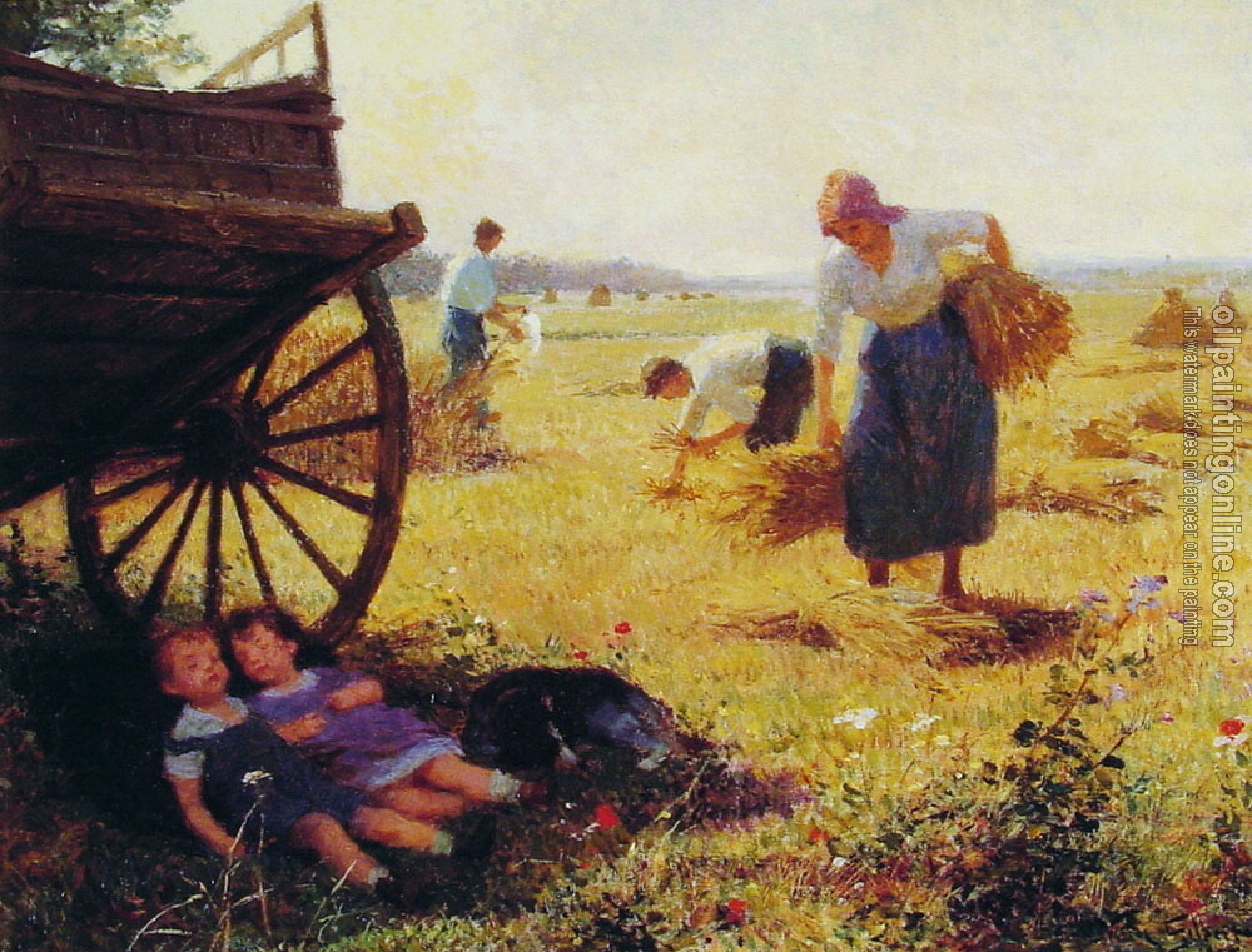 Gilbert, Victor Gabriel - Haymaking